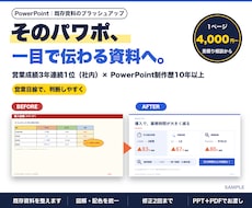 既存パワポを見やすく伝わる資料に整えます イメージ1