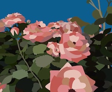写真をイラスト化します お気に入りのお写真をイラストにして飾るのはいかがですか？