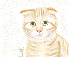 ネコちゃんをガッシュペン（不透明水彩）で描きます イメージ1