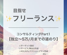 飲み会1回分！独立〜5万/月までサポートします イメージ1