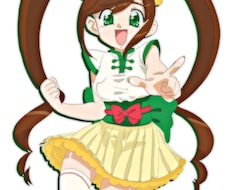 2000年代アニメ風のキャラクターデザイン致します イメージ1