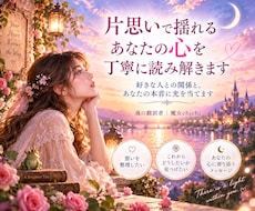 片思いで揺れるあなたの心を丁寧に読み解きます イメージ1