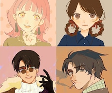 個性的で可愛いお洒落アイコンお描きします イメージ1