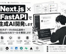 Next.jsとFastAPIで生成AI開発します イメージ1