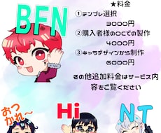 1点からOK！配信用スタンプ作ります イメージ1
