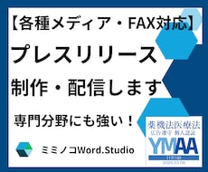 全メディア対応！広報プロがプレスリリース制作します イメージ1