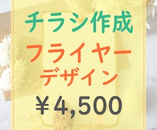 広告用のオシャレで上品なフライヤーを作成いたします イメージ1