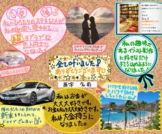 あなたの理想を引き寄せる、「お宝マップ」作ります！