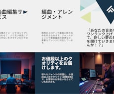 オールジャンルの楽曲の編集作業をいたします イメージ1