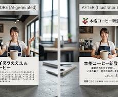 AIで作ったデザイン、印刷可能データに整えます イメージ1