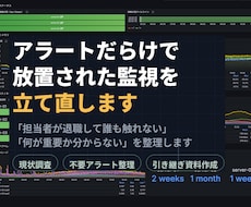 放置された監視環境を立て直します アラートが多すぎて機能していない監視を整理