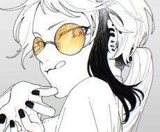 SNS用アイコンイラスト承ります シンプルタッチからアニメ塗りまで
