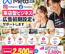 来店型店舗向けMeta広告の初期設定を支援します イメージ1