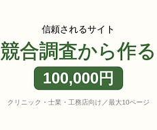クリニック・士業・工務店の信頼されるサイト作ります イメージ1