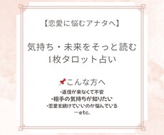 あの人の気持ちを丁寧に読み解きます イメージ1