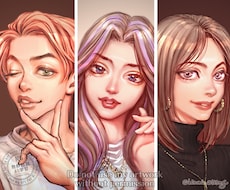 ８千円➡️５千円で❣️目を惹くアイコン描きます イメージ1