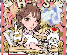 最短納品！！ビックリマン風似顔絵イラスト制作します アイコンやデジタルギフトに！シール印刷の対応も可能です！