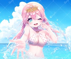 可愛い女の子の１枚絵イラストお描き致します ＊動画（歌ってみたやサムネイル等）、ゲーム、書籍などにぜひ！