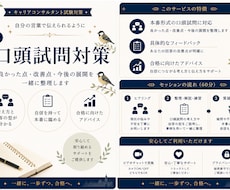 キャリ協口頭試問｜回答整理と改善をお手伝いします イメージ1