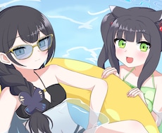 ヘッダーもしくはサムネ等に使えるイラストを描きます イメージ1
