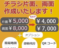 今だけ割引中！ターゲットに伝わるチラシ作成します イメージ1