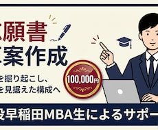 MBA出願書類の草案を作成します イメージ1
