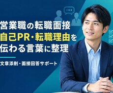 営業職特化の転職面接対策｜強みや実績を整理します イメージ1