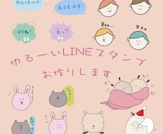 あなただけのLINEスタンプお作りします オリジナルのLINEスタンプで、トークを楽しく！