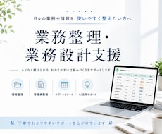 業務・タスクを整理して見える化します イメージ1