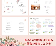 顔合わせのしおり作成します イメージ1