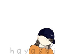 丸い輪郭のシンプルな絵で、目は描かずに表現します イメージ1