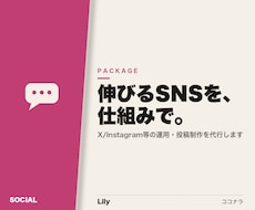 X・InstagramのSNS運用を代行します イメージ1