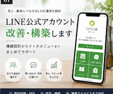 LINE公式アカウントを改善・構築します 導線設計からリッチメニューまでまとめて改善
