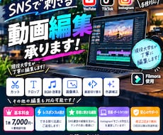 SNS・YouTube対応 動画編集承ります イメージ1