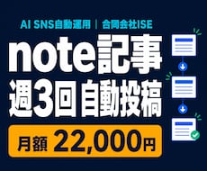 note記事を週3回自動投稿します イメージ1