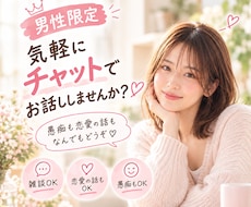 男性限定｜チャットのお相手をします イメージ1