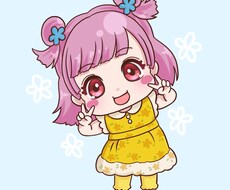 商用利用可☆ちびキャラのアイコン・イラスト描きます SNSアイコンやHP、動画のワンポイントに！
