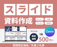 図解で整える！伝わるスライド作成します