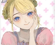 厚塗り風でキャラクターを描きます イメージ1