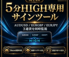2026年最新バイナリーオプションツール販売します 3通貨同時監視/discord通知/5分専用サインツール