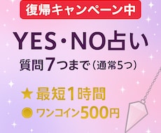 ワンコイン⭐︎ YES・NOをダウジングで占います イメージ1