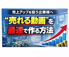 営業経験者が作る"売れる動画"台本+編集やります イメージ1