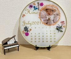 レジンで大切な日を、思い出の瞬間をプレートにします イメージ1