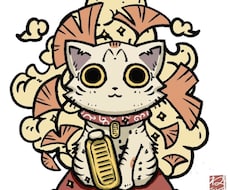 可愛いペットイラスト作成します お気に入りのモチーフを取り入れた猫ちゃん、わんちゃんイラスト