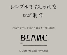 シンプルでおしゃれなロゴを制作しますます イメージ1
