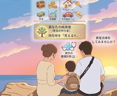 資産点検をしませんか？家計バランスシート作成します 「なんとなく不安」を解消！お金の現在地を見える化する健康診断