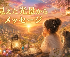あなたから【みえた光景とメッセージ】お伝えします 心をあわせるとみえる光景があります☆。.:＊・゜気づきヒント