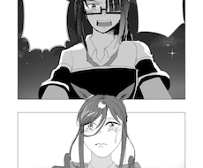 オリジナル漫画制作します 観賞用のモノクロ漫画を1ページ描きます