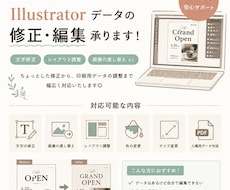 Illustrator（ai）修正・編集を承ります イメージ1