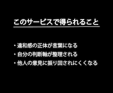 その思考、本当に自分のものか整理します イメージ1